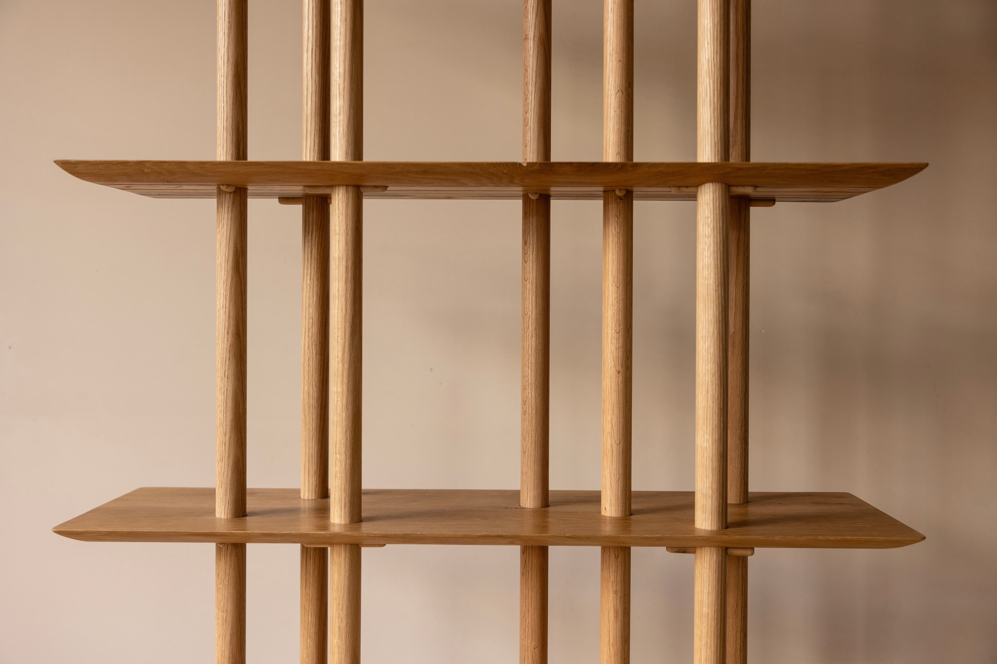 Rhythmic vertical slats - 100 year old reclaimed wood detailing